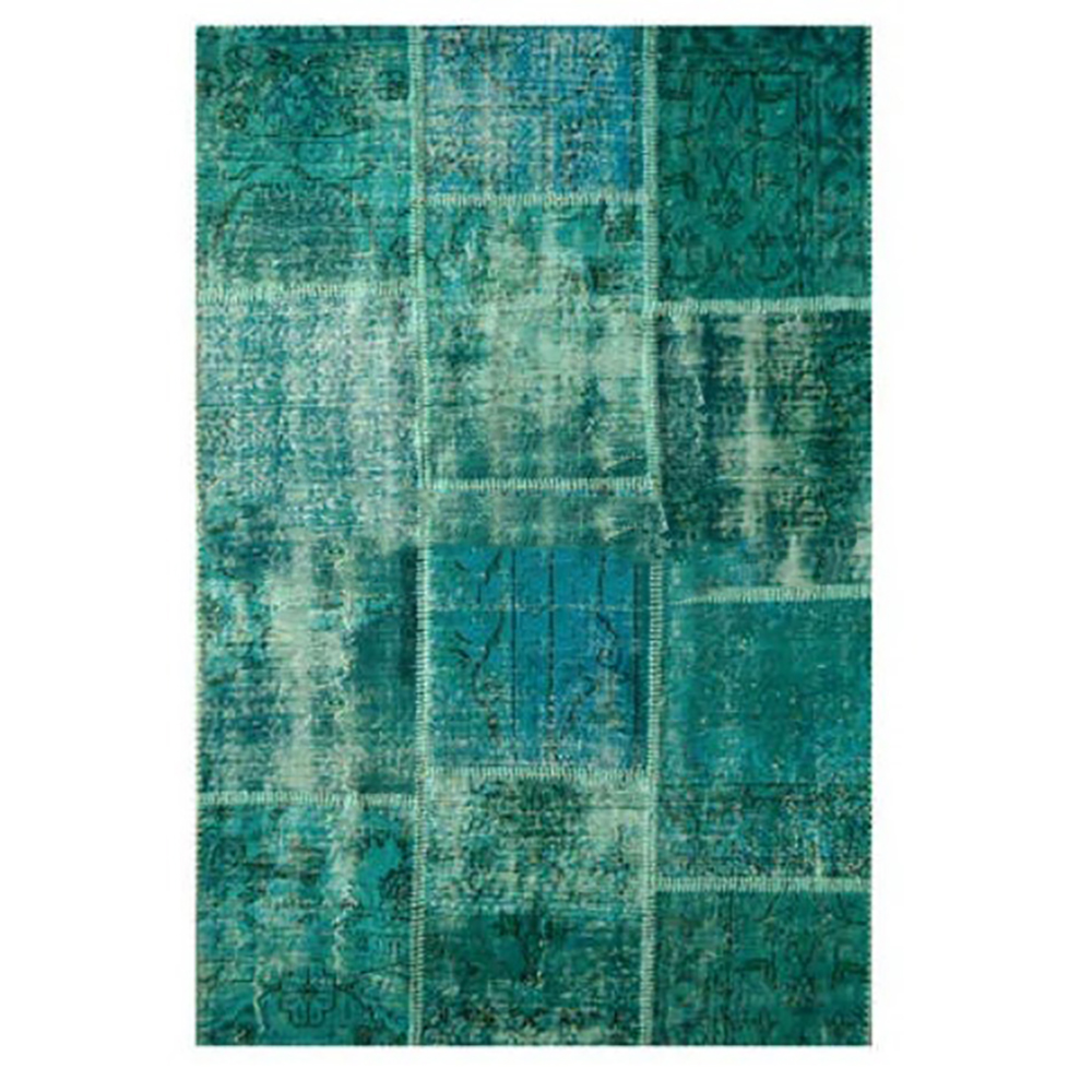 Halistores Liviadora Patchwork Carpet 160*230 Turquoise