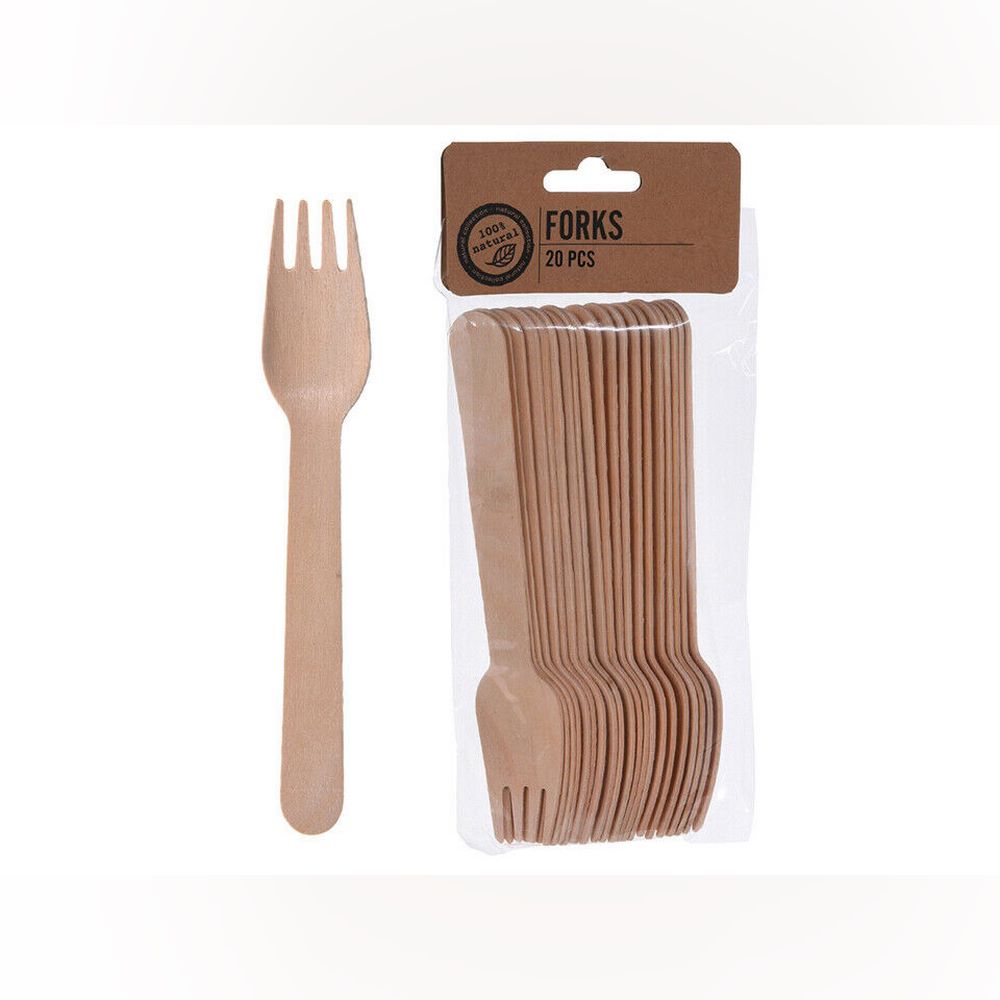 Koopman Fork Set Wood 20Pcs