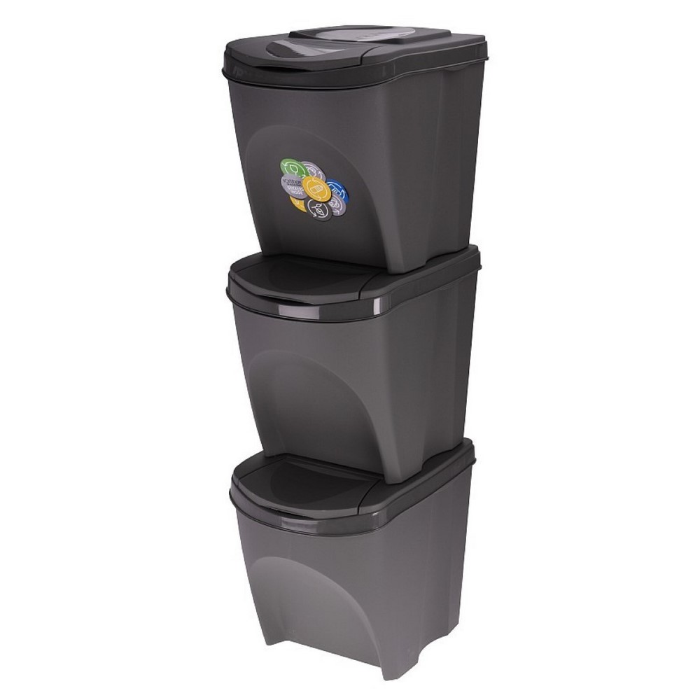 Koopman Dustbin Easy Recycling 3Pcs