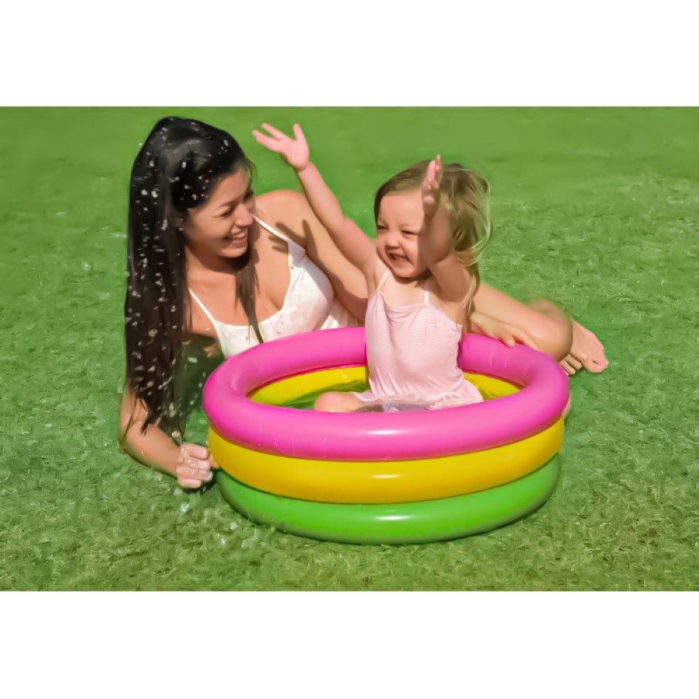 Intex Sunset Glow Baby Pool ( 24*8.5 )