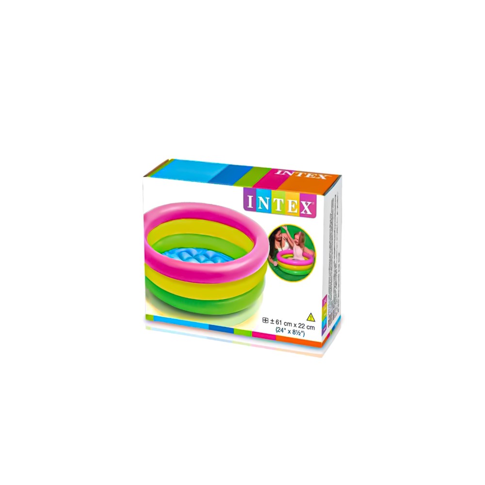 Intex Sunset Glow Baby Pool ( 24*8.5 )