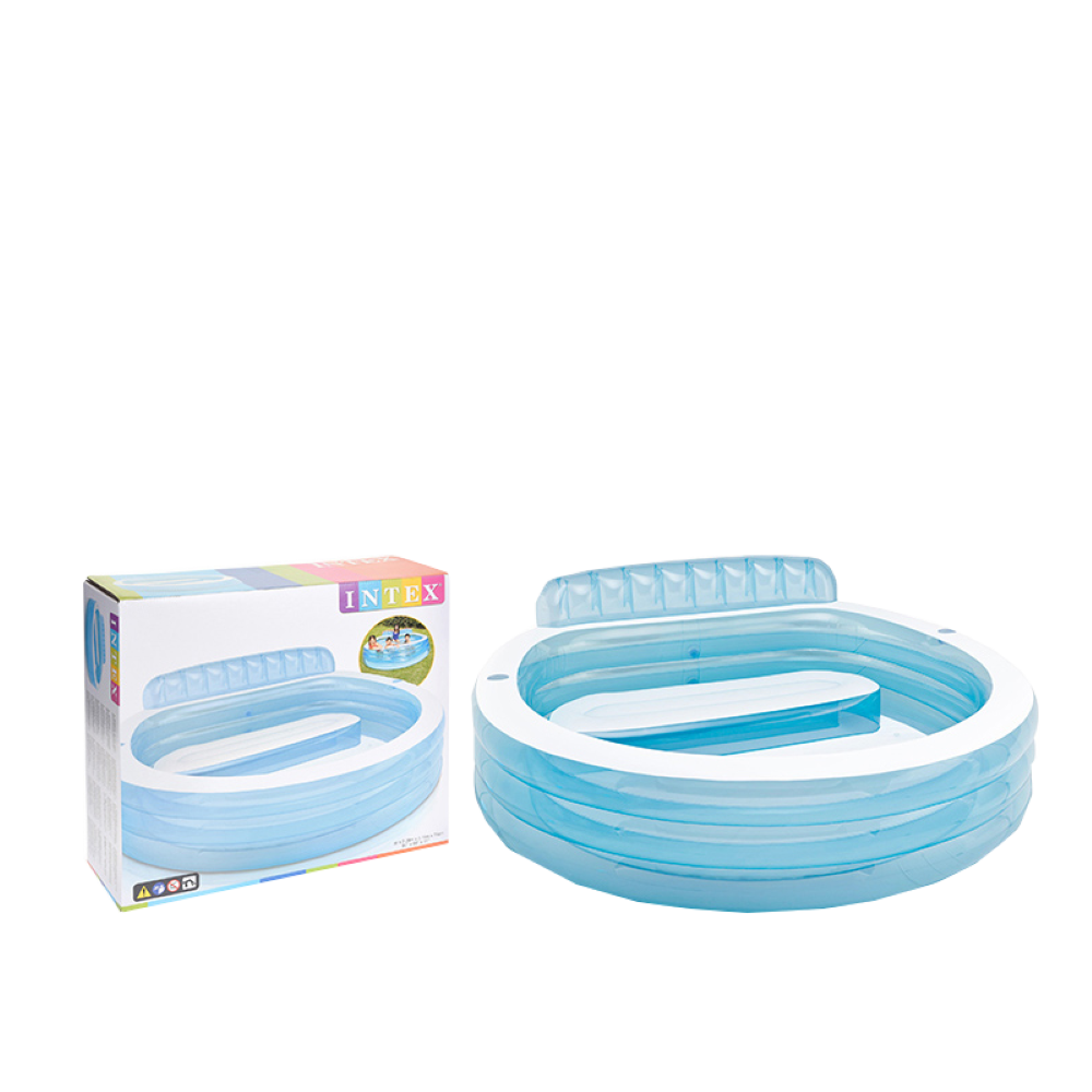 Intex Swim Center Paradise Family Lounge Pool ( 88" L * 85" W * 30" H )