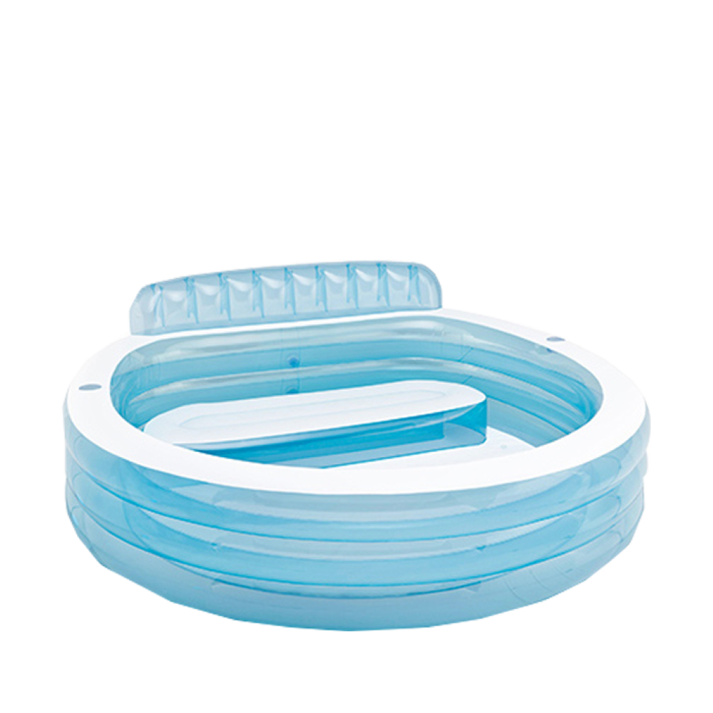 Intex Swim Center Paradise Family Lounge Pool ( 88" L * 85" W * 30" H )