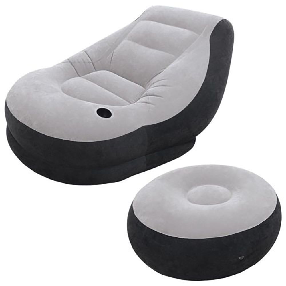 Intex Recreation Ultra Lounge With Ottoman ( 39*51*30 )