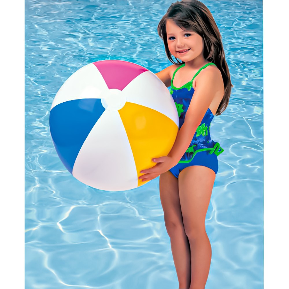 Intex Beach Balls Gloosy Panel Ball 20   ( 61Cm ) Diameter