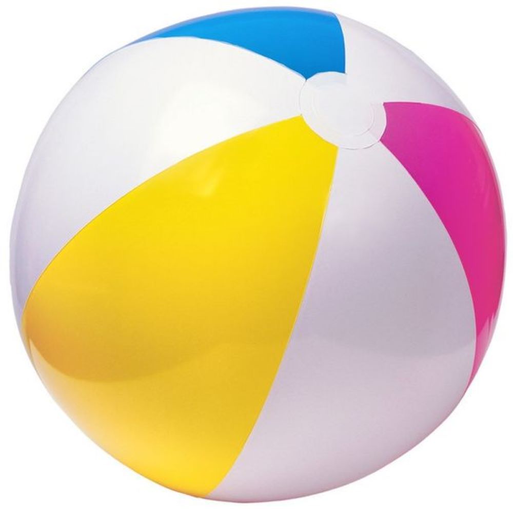 Intex Beach Balls Gloosy Panel Ball 20   ( 61Cm ) Diameter
