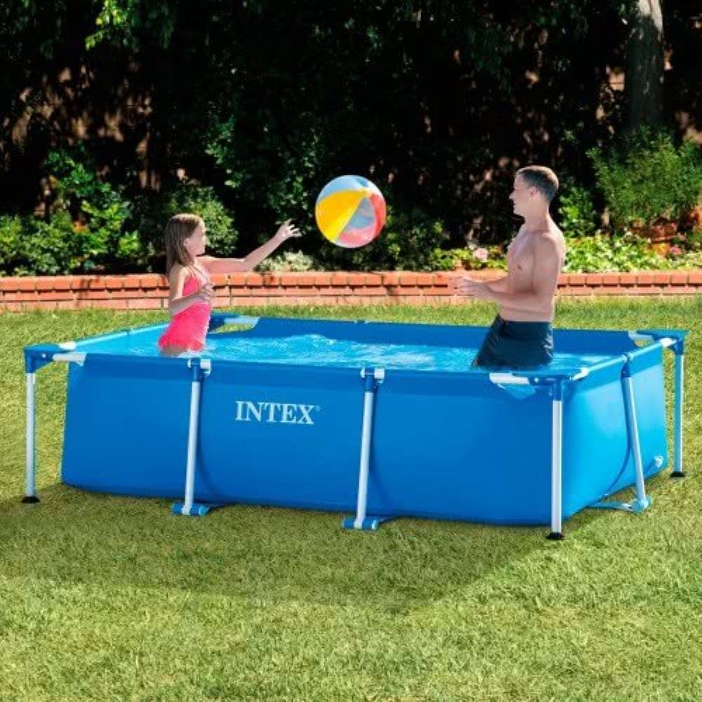 Intex Small Frame Rectangular Pool ( 7.2 Ft * 4.9 Ft * 1.9 Ft )