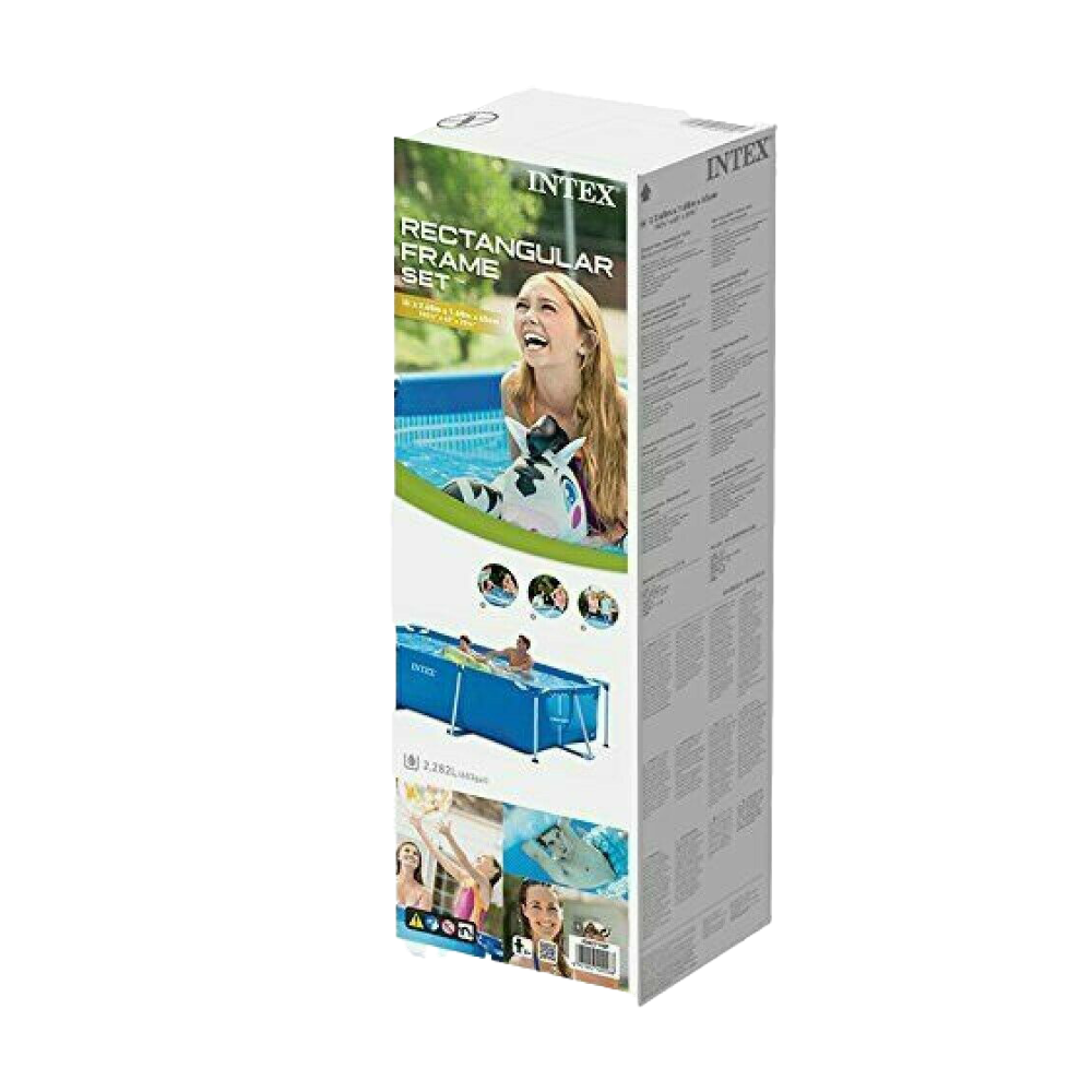 Intex Small Frame Rectangular Pool ( 8.5Ft X 5.2Ft X 2.1Ft )