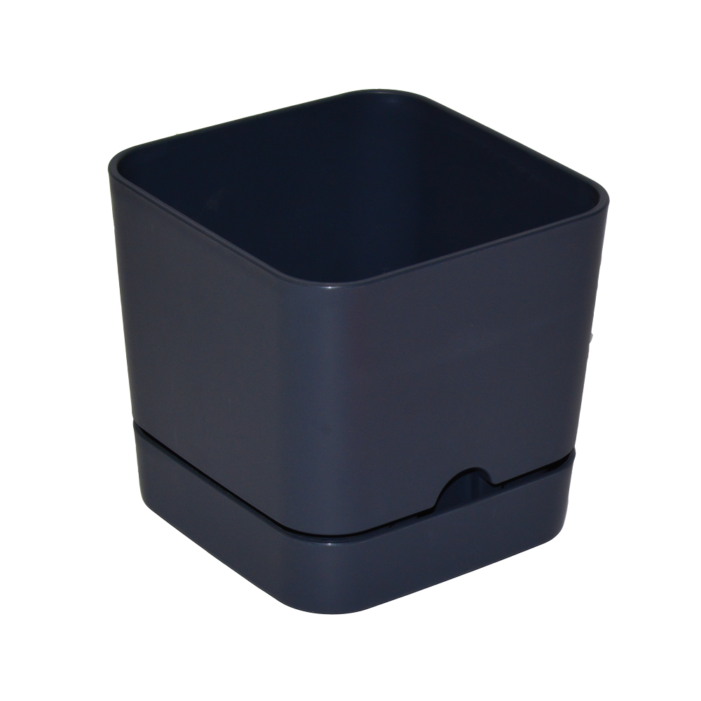 Poliwork Begonya Square Flower Pot 13 Anthracite