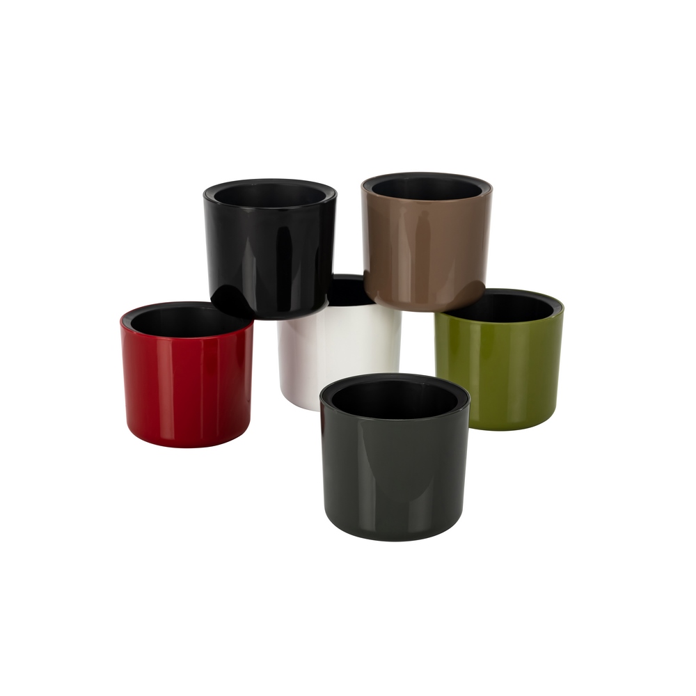 Poliwork Mimoza Flower Pot 14 Brown