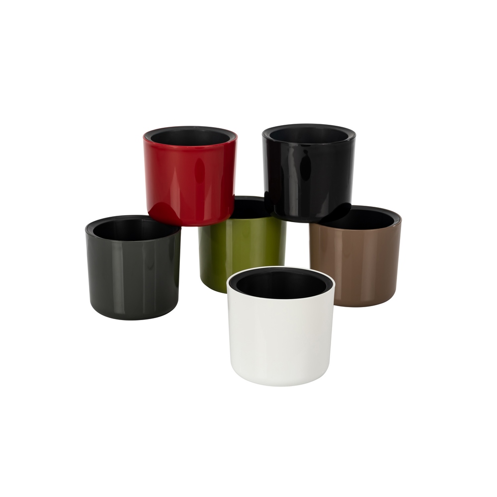 Poliwork Mimoza Flower Pot 14 Brown