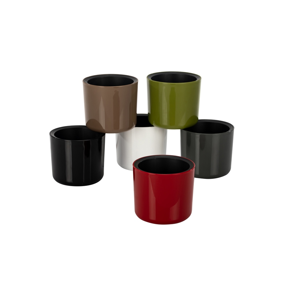 Poliwork Mimoza Flower Pot 14 Brown