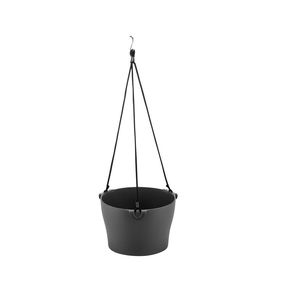 Poliwork Gardenya Makreme Flower Pot 26 Anthracite