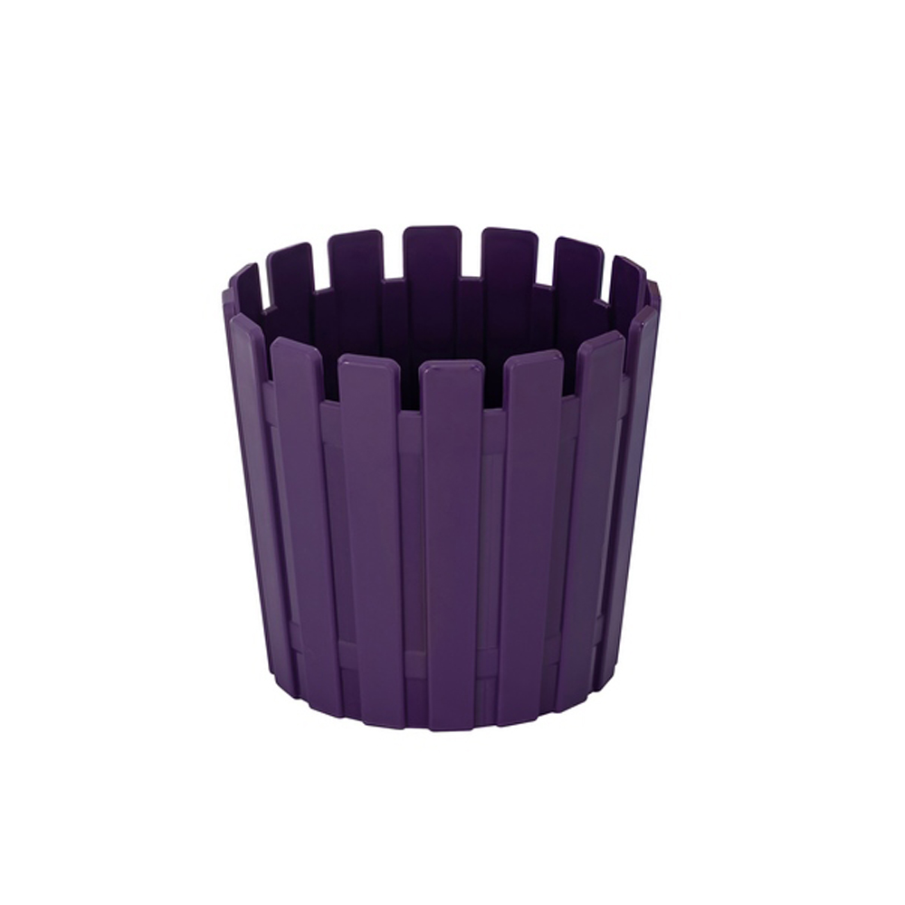 Poliwork Akasya Flower Pot 14 Purple