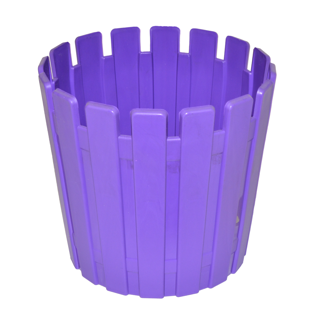 Poliwork Akasya Flower Pot 17 Purple
