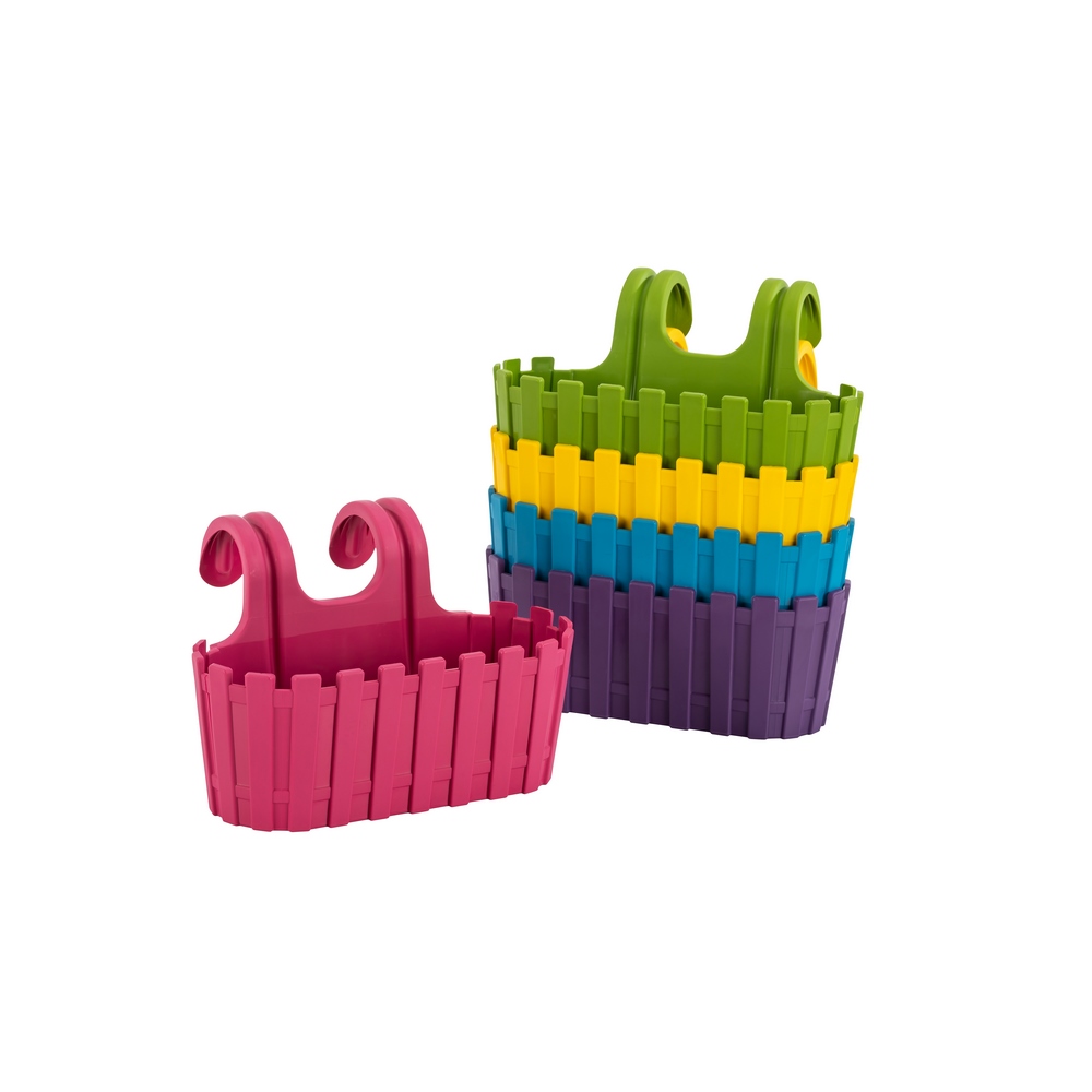 Poliwork Akasya Easy Hanger Flower Pot 30 Pink