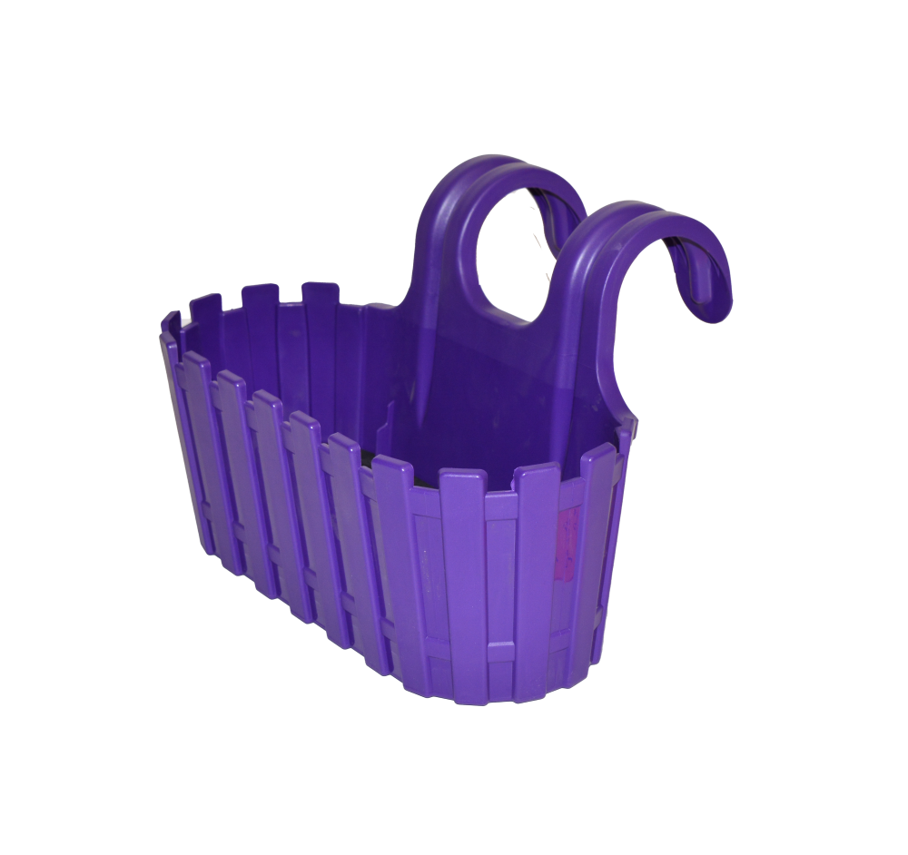 Poliwork Akasya Easy Hanger Flower Pot 30 Purple