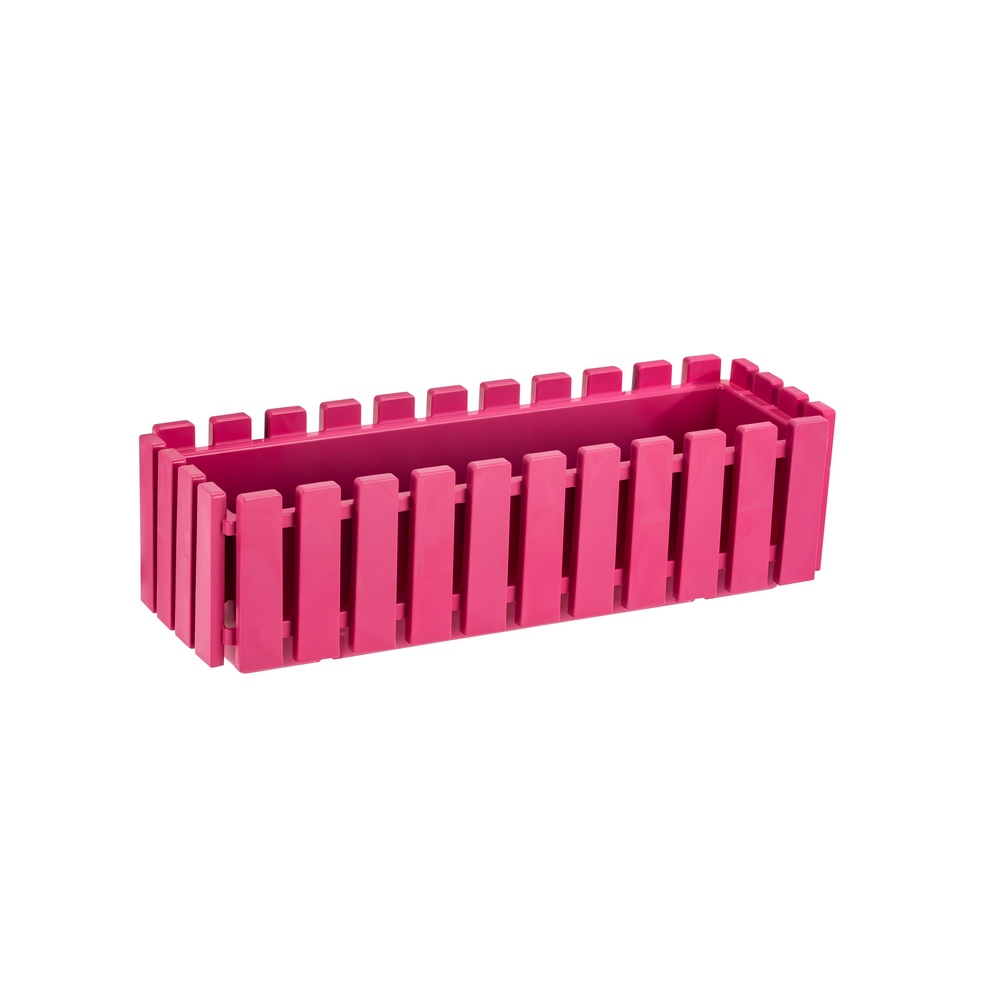 Poliwork Akasya Fence Balcony Flower Pot 60 Pink