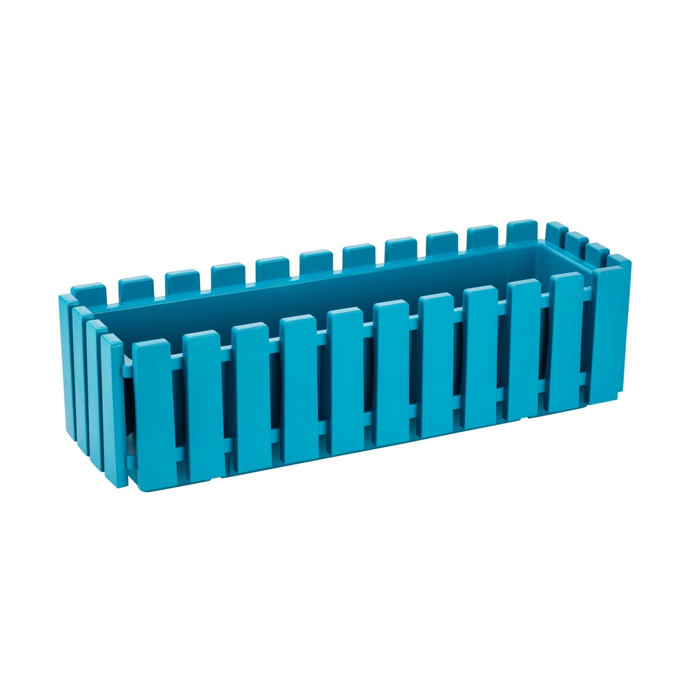 Poliwork Akasya Fence Balcony Flower Pot 60 Blue