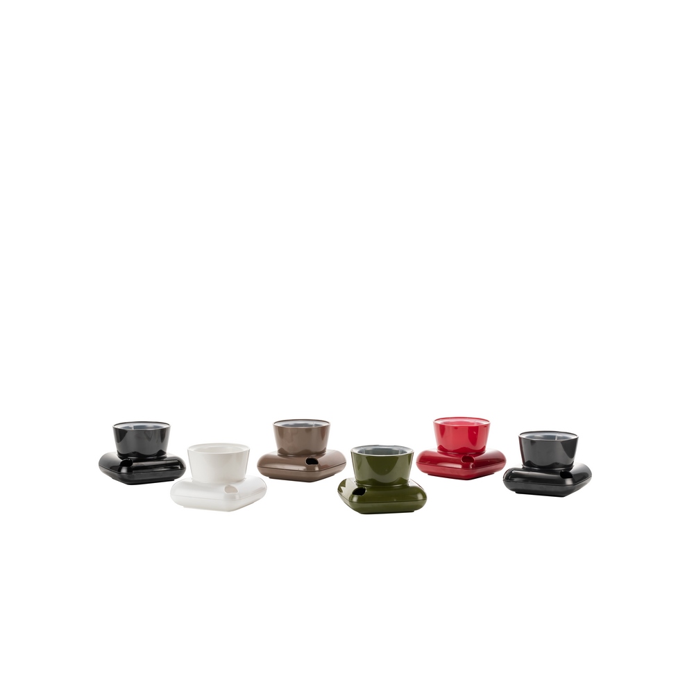 Poliwork Gala Flower Pot Black