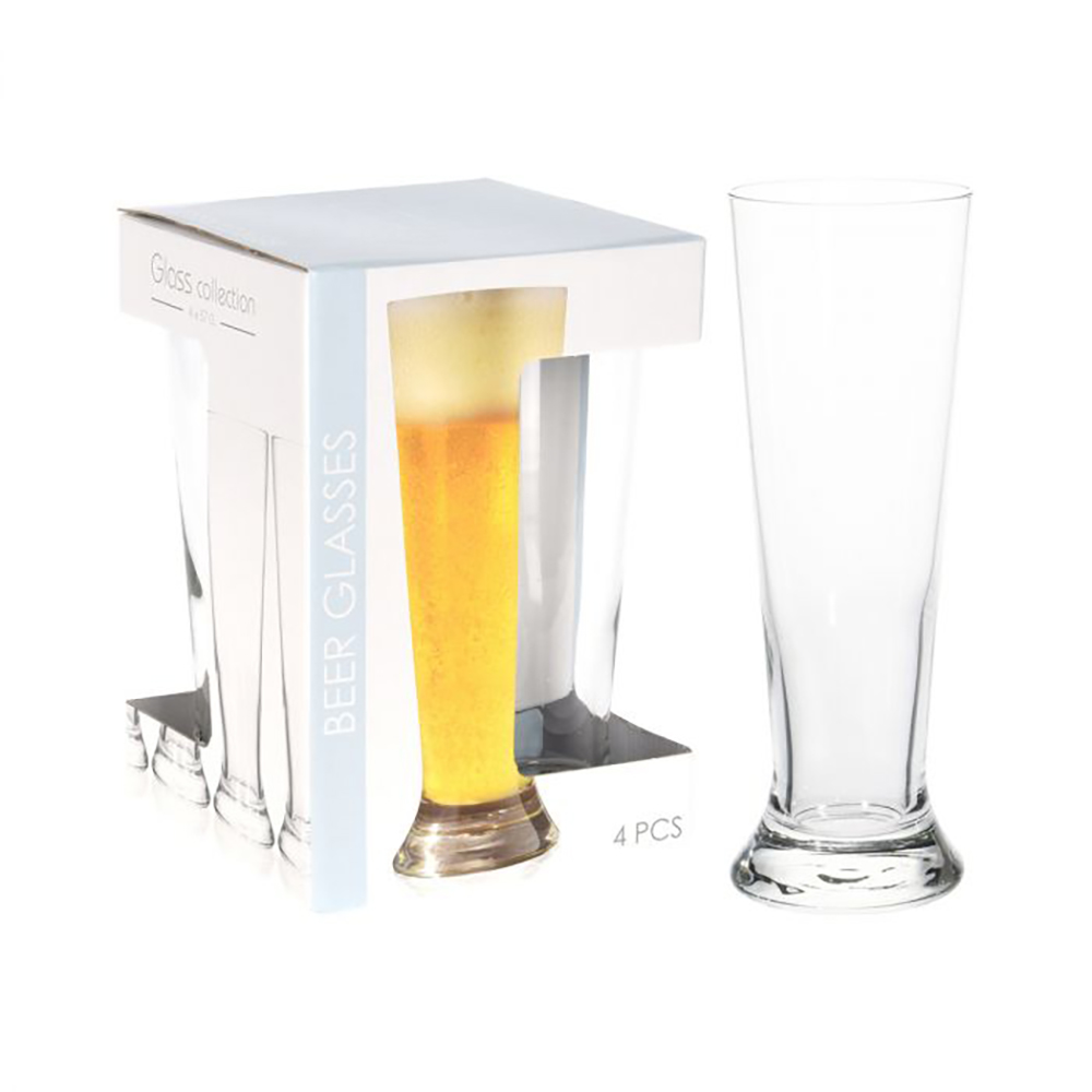 Koopman Beer Glass 370Ml Set 4 Pcs