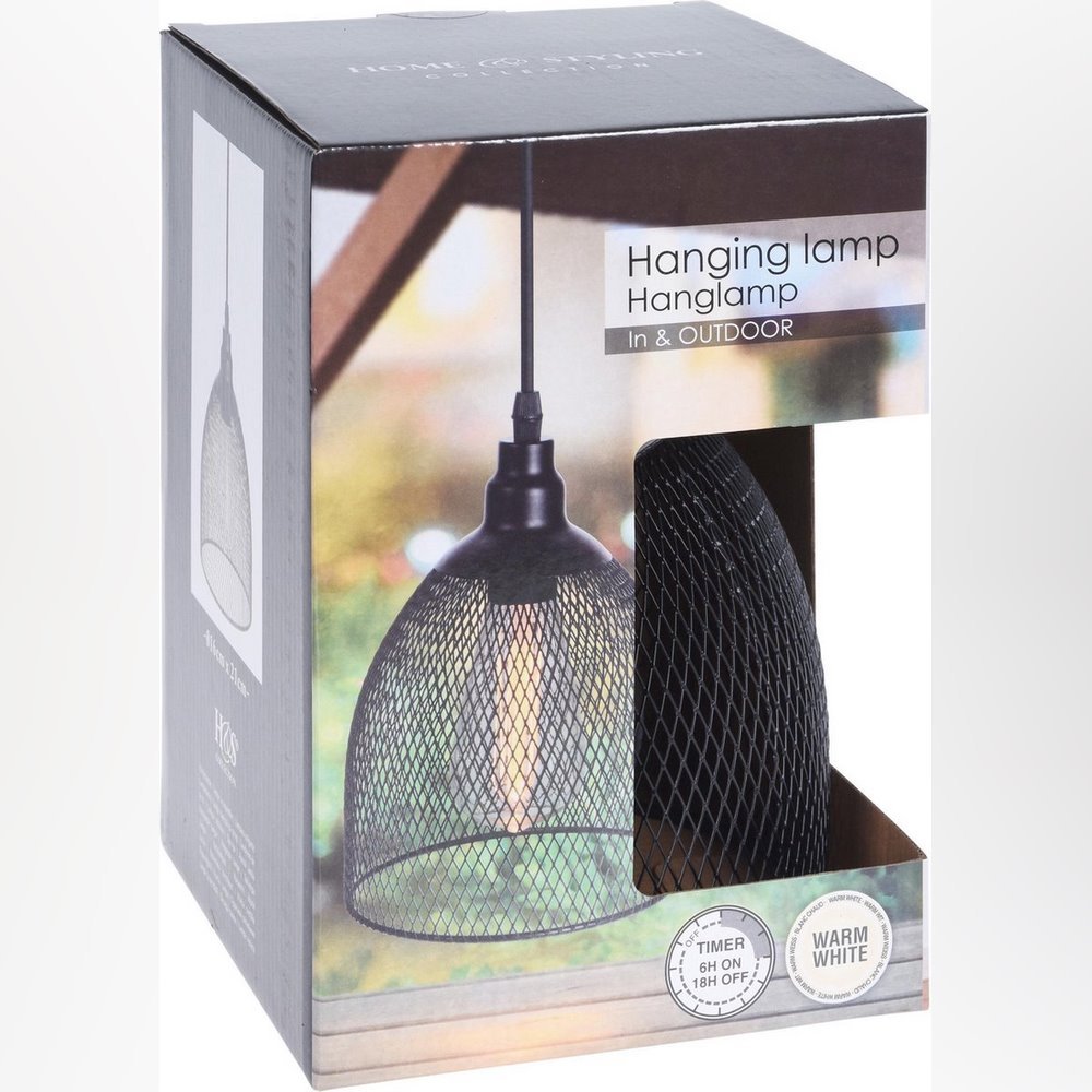 Koopman Hanging Lamp Wire Black