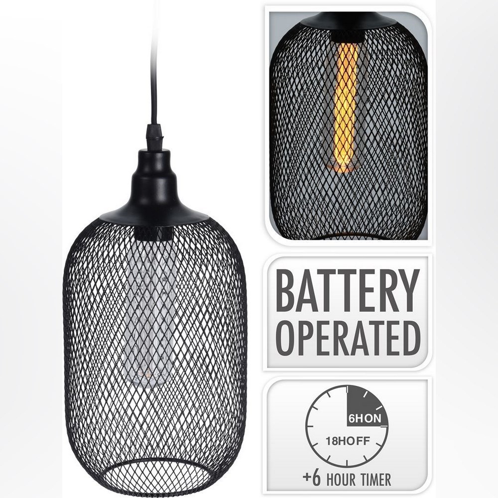 Koopman Hanging Lamp Wire Black