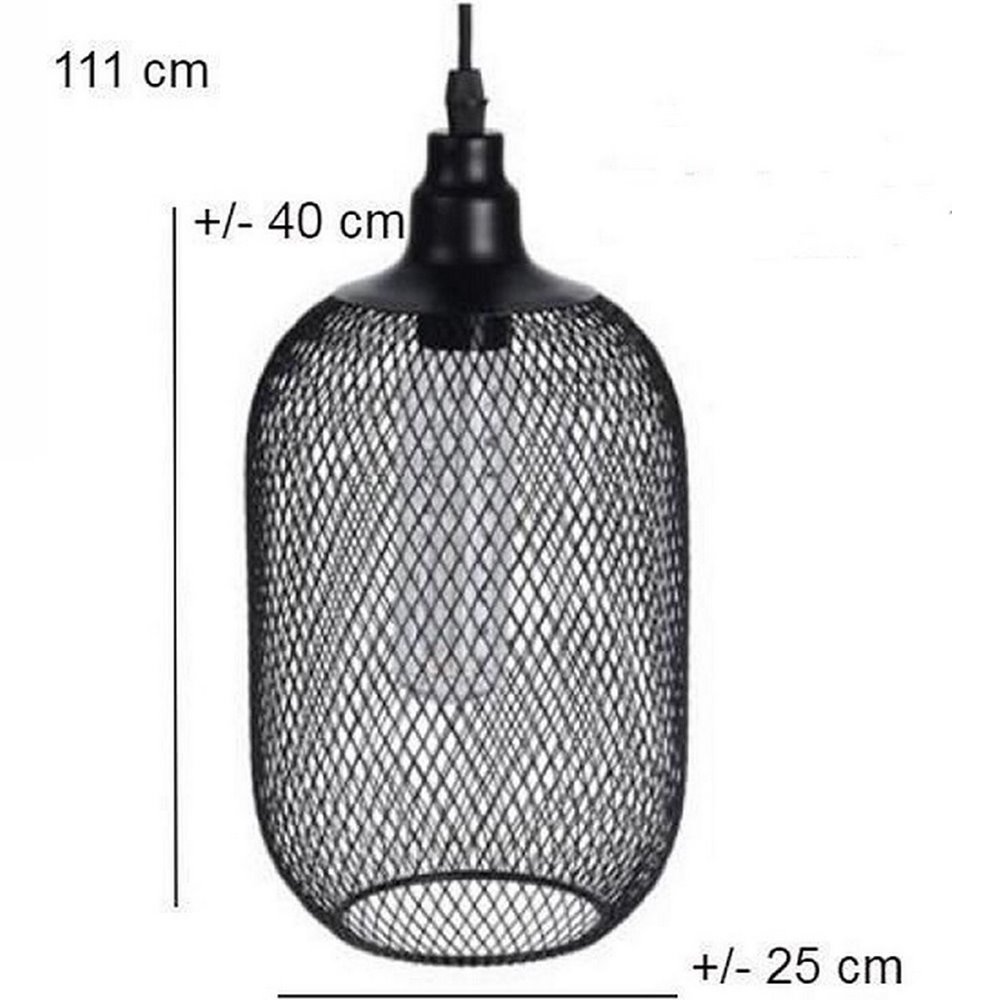 Koopman Hanging Lamp Wire Black