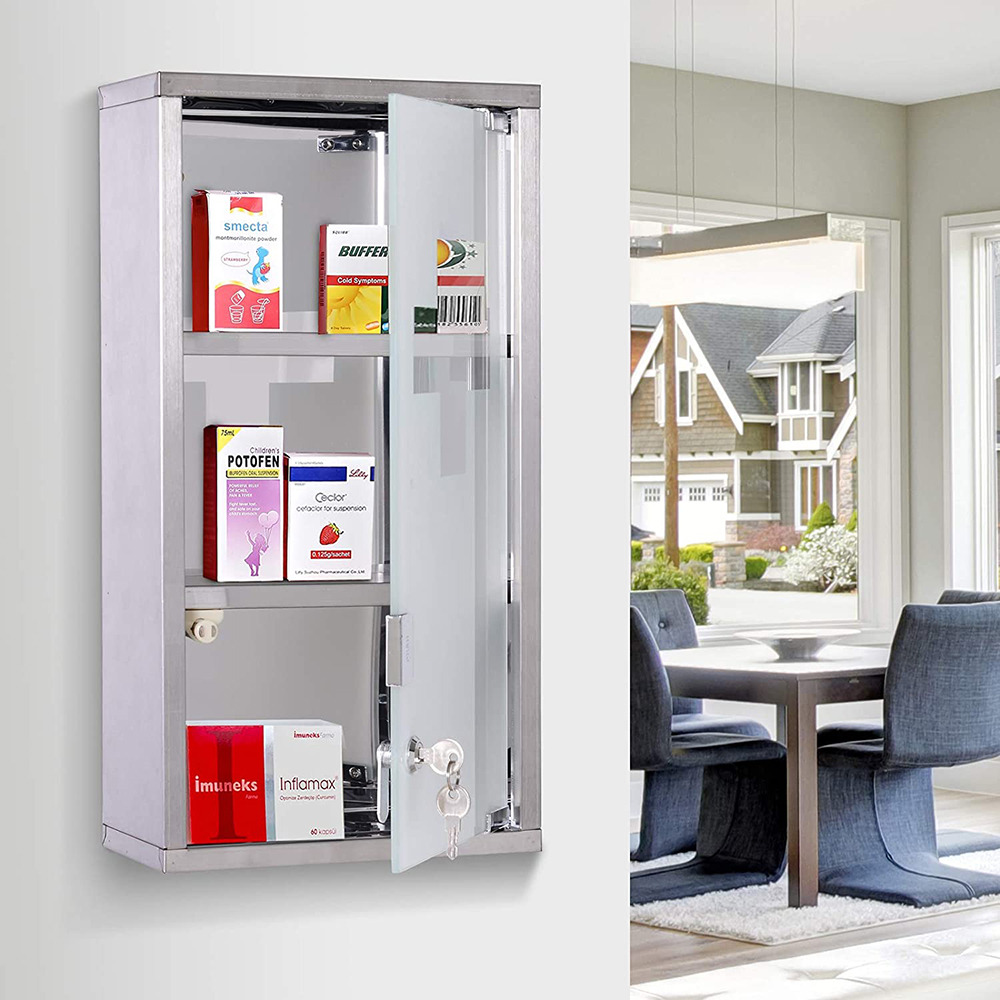 Koopman Medicine Cabinet 25X12X48Cm