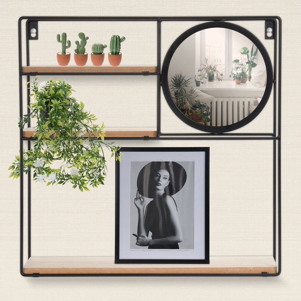 Koopman Wall Rack Metal With Mirror