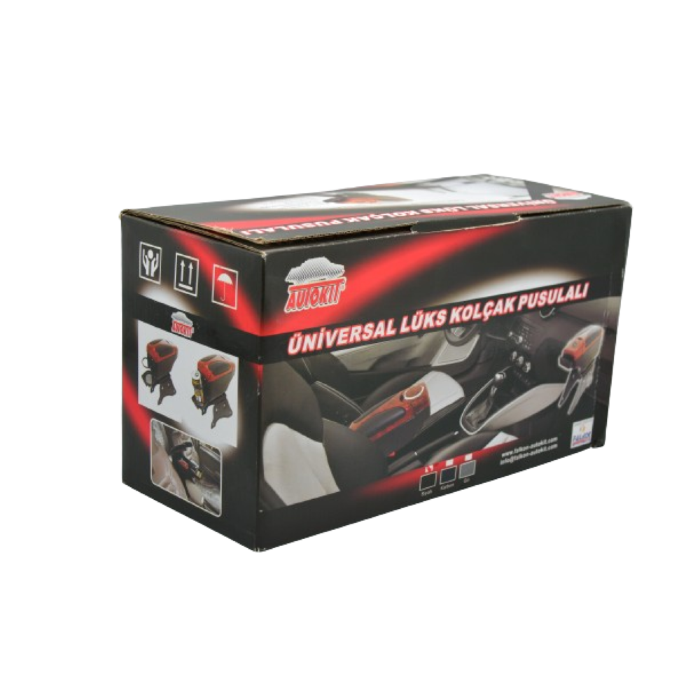 Autokit Universal Lux Armrest With Compass