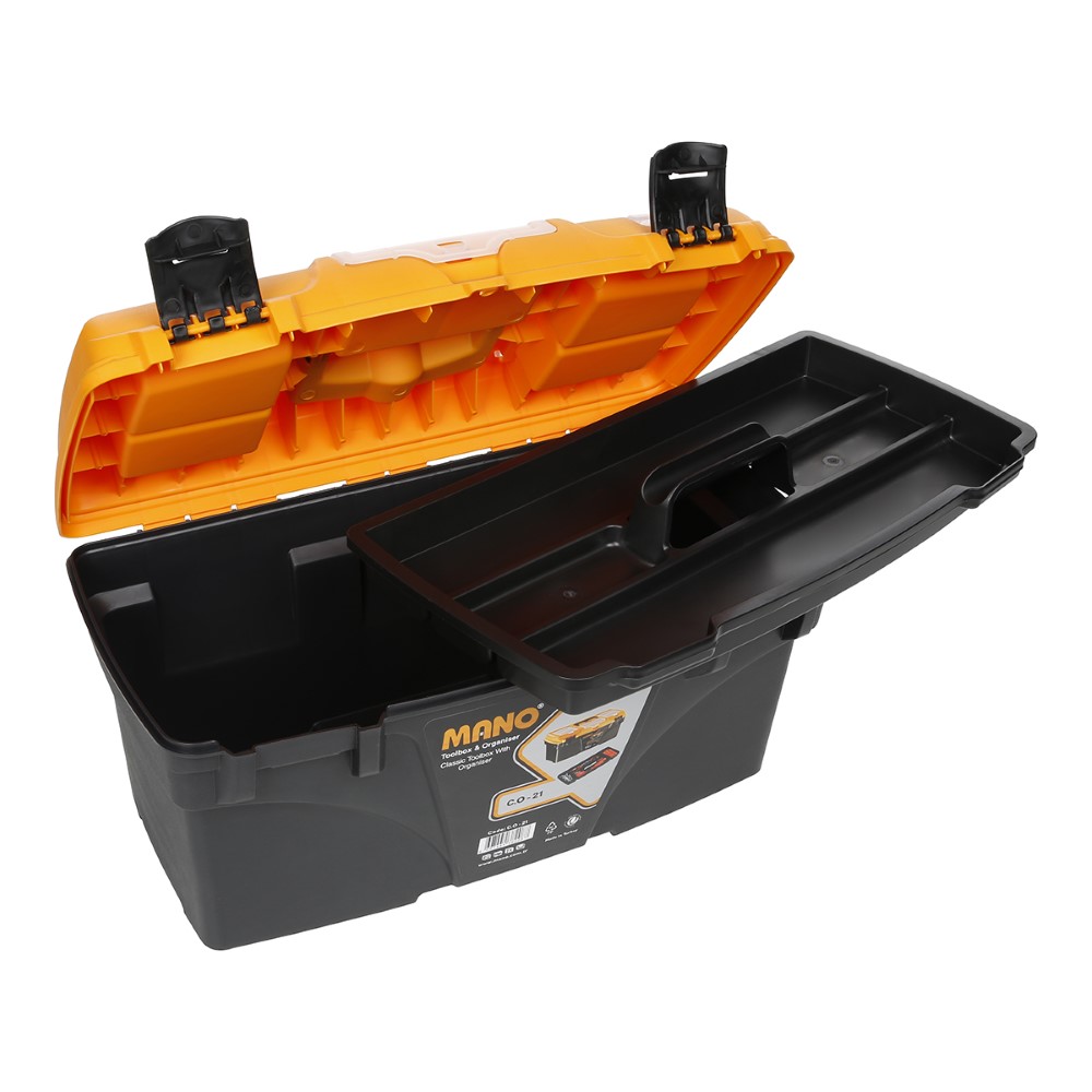 Mano Classic Toolbox With Organizer 21