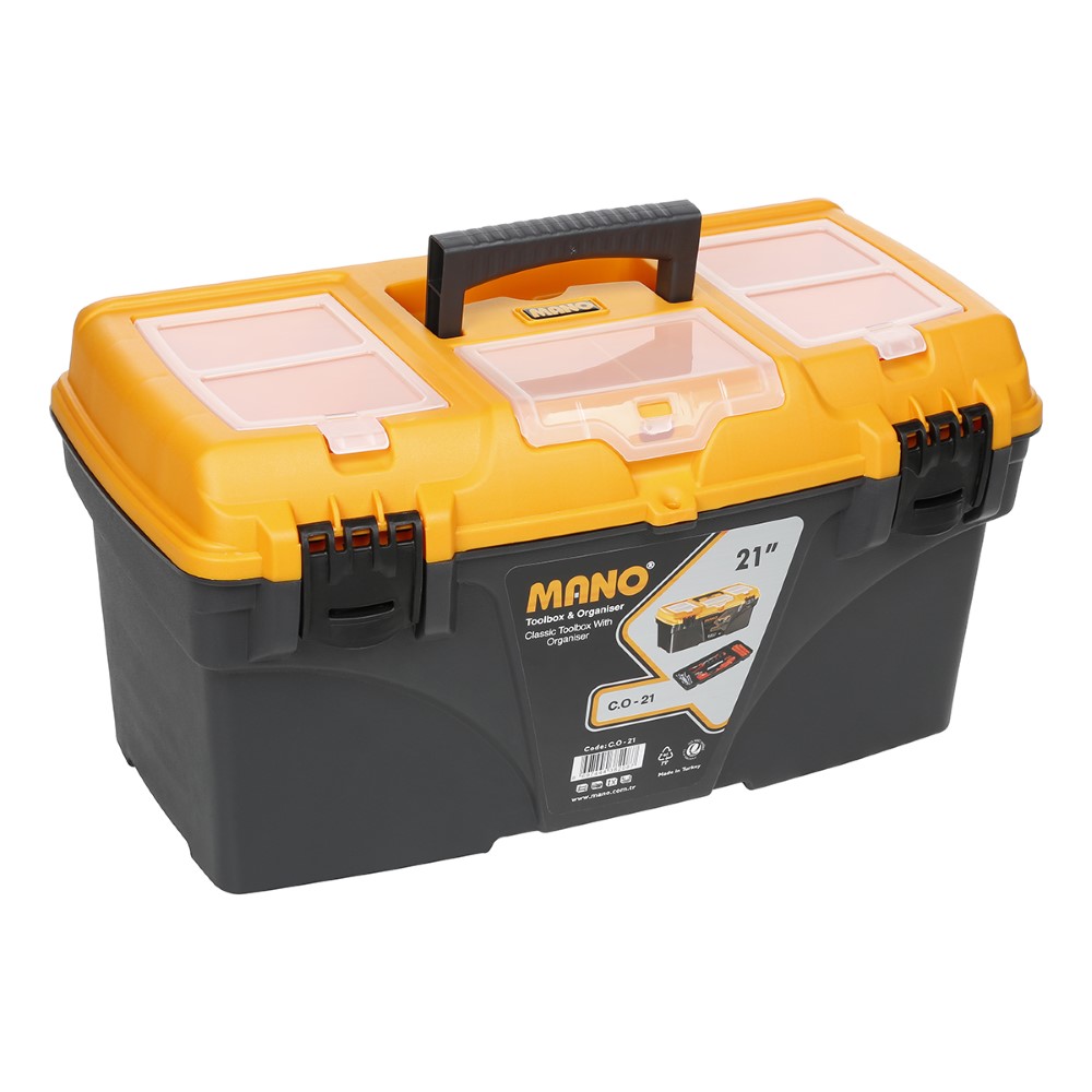 Mano Classic Toolbox With Organizer 21