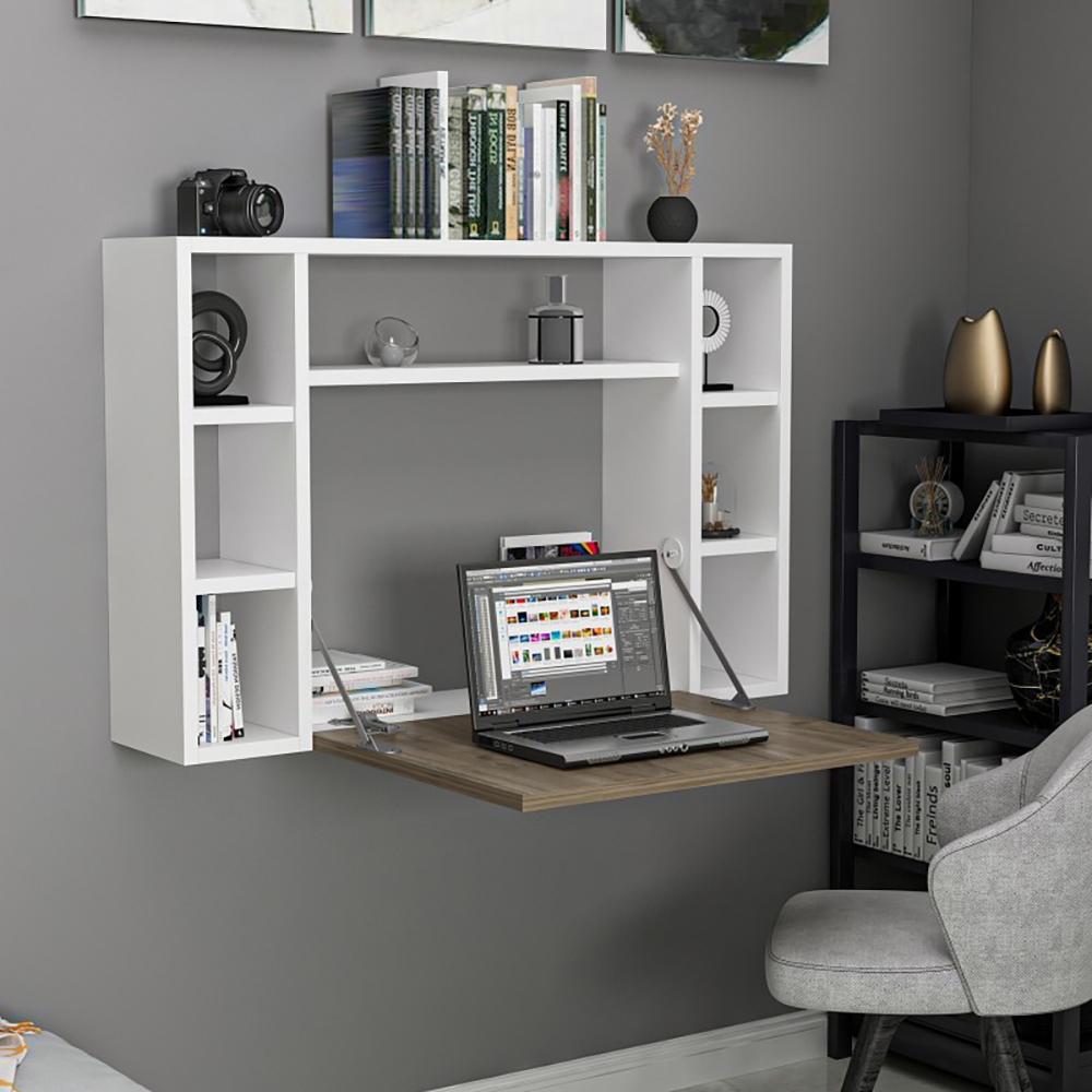 Minar Omega Desk - White/Istanbul