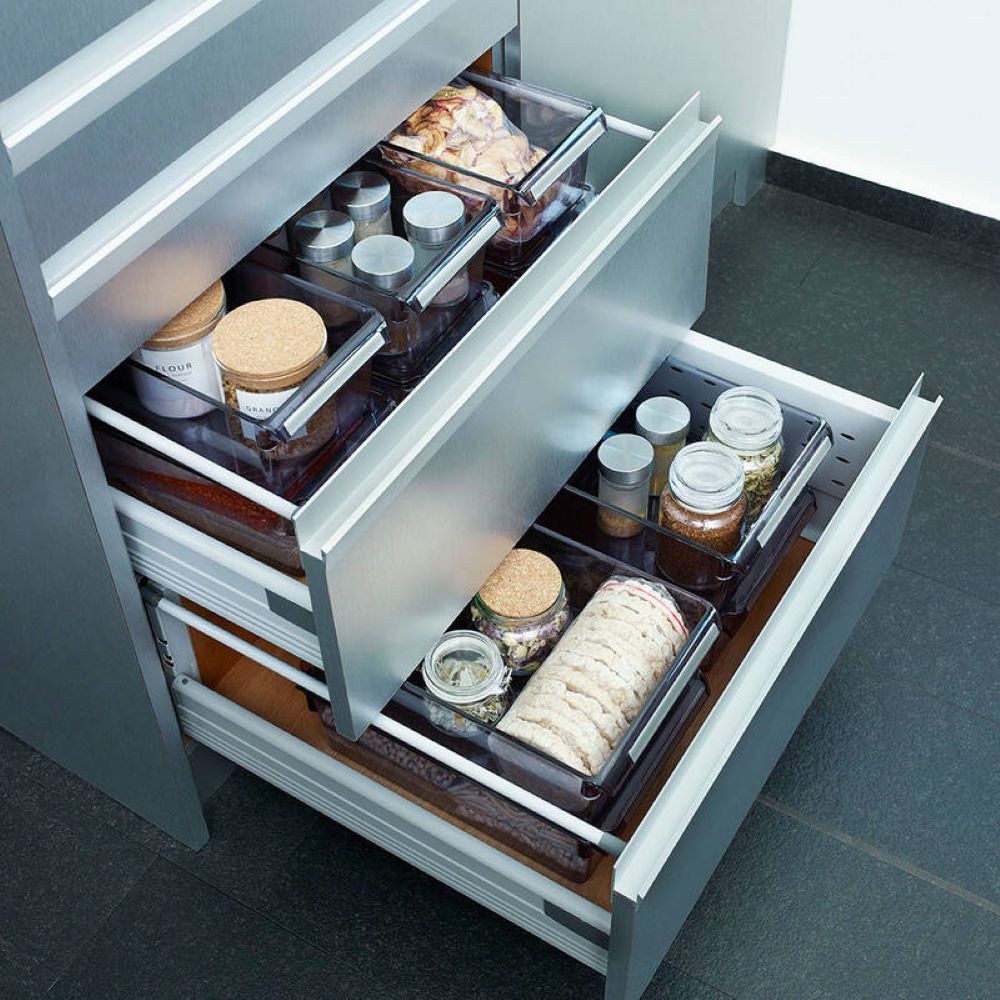 Primanova Organizer Locking Shelf Ps 205*280*50 Clear Black