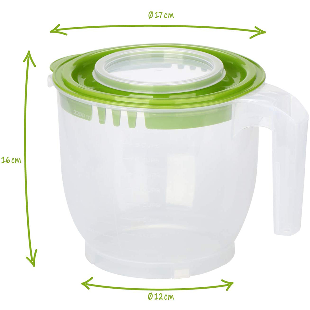 Koopman Mixing Bowl With 2 Pcs 2200Ml