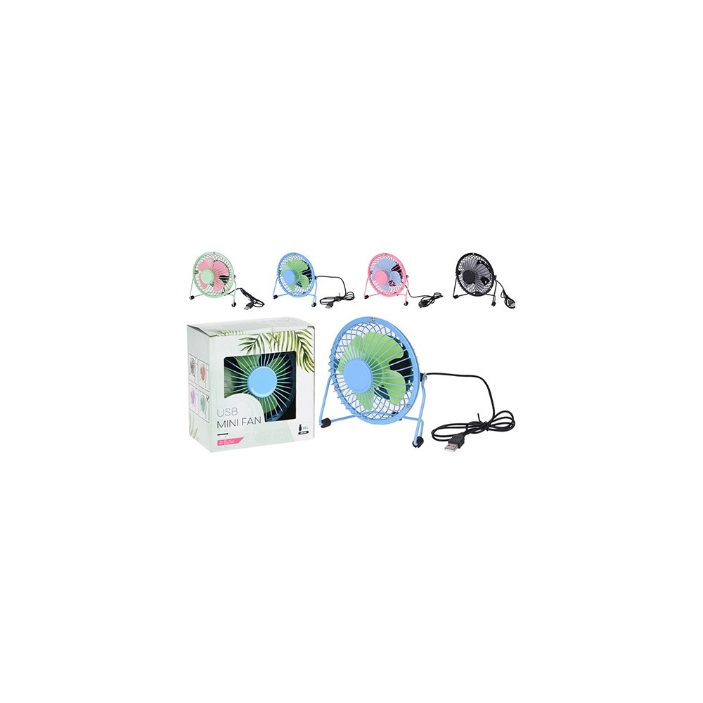 Koopman Usb Fan Metal 4Ass Clr