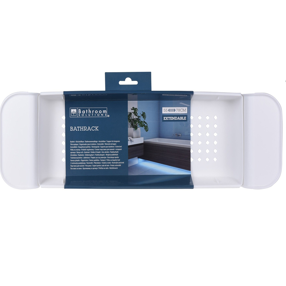 Koopman Bath Rack Extendable Pp Bathtub Handle
