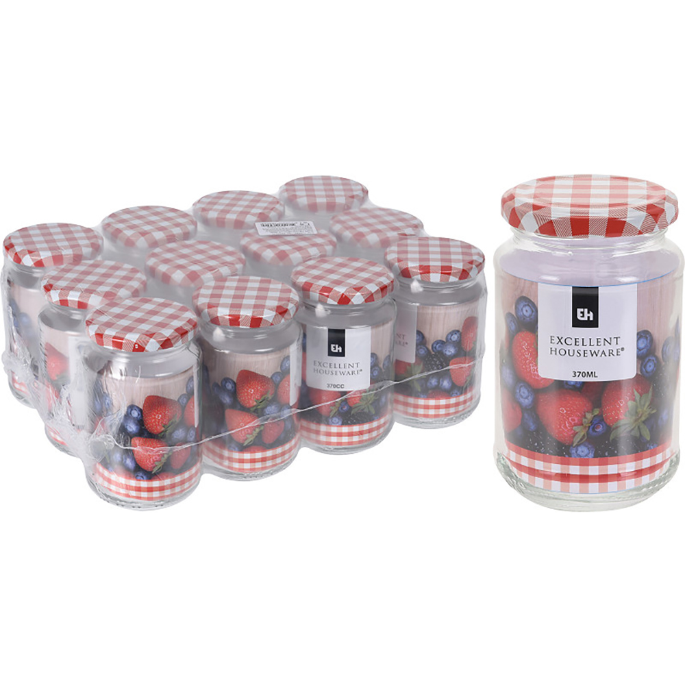 Koopman Glass Jar 370Ml Metal Lid