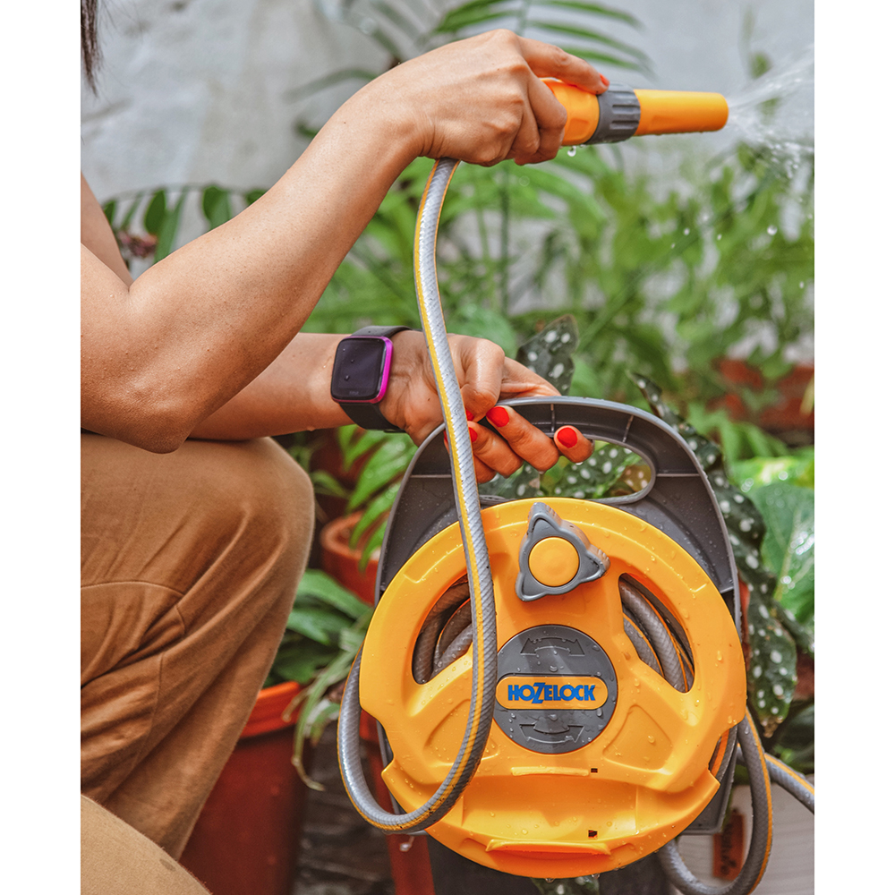 Hozelock Irrigation Garden Reel With Micro Hose 10M