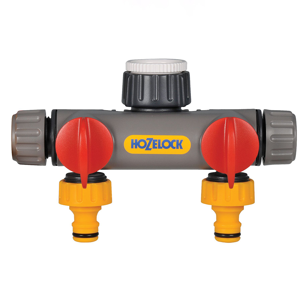 Hozelock -Y10 3 Ways Valve Tap Connection 1/2-3/4-1