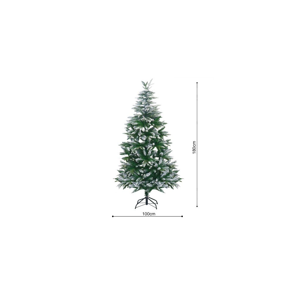 Koopman Xmas Tree 180Cm Hinge Snow