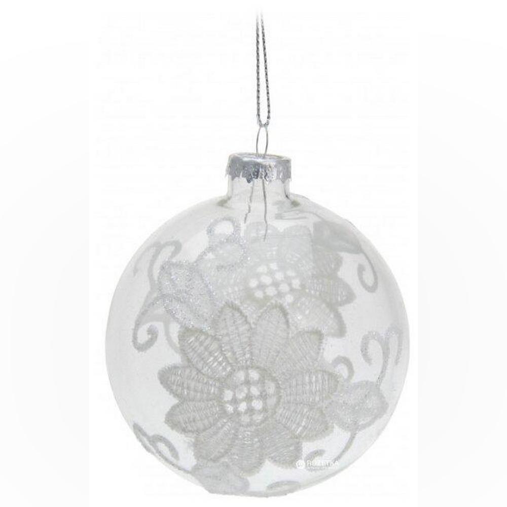 Koopman Xmas Ball Glass 80Mm Clear