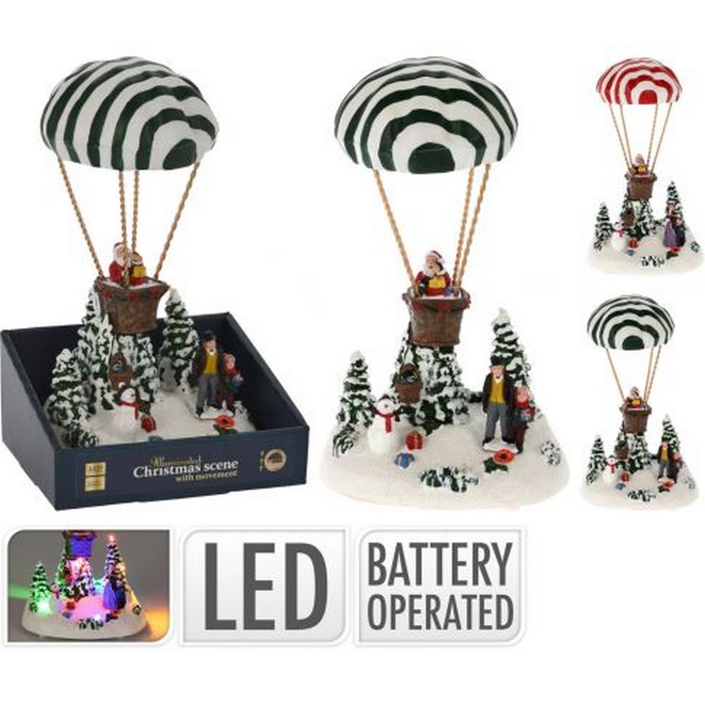 Koopman Xmas Scene Air Balloon Led Light 27Cm