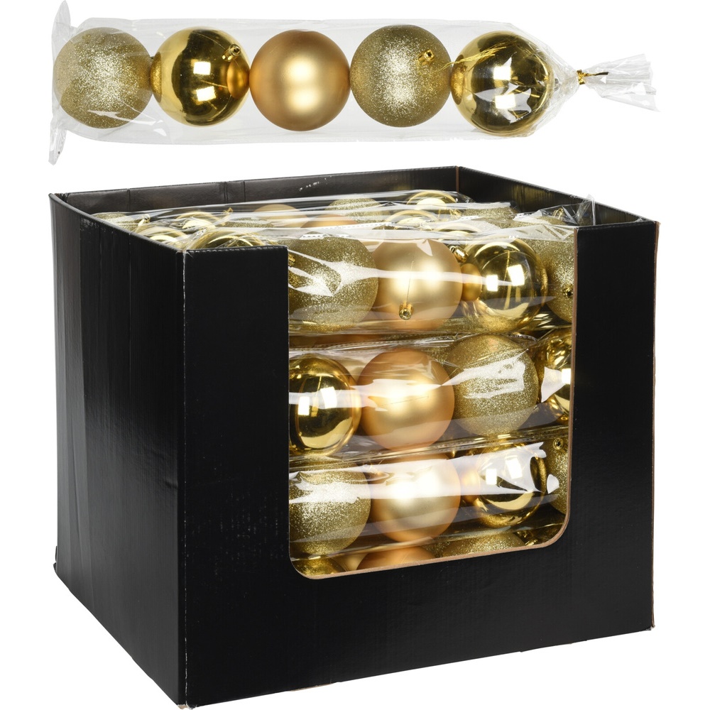 Koopman Xmas Ball 5X 80Mm Gold