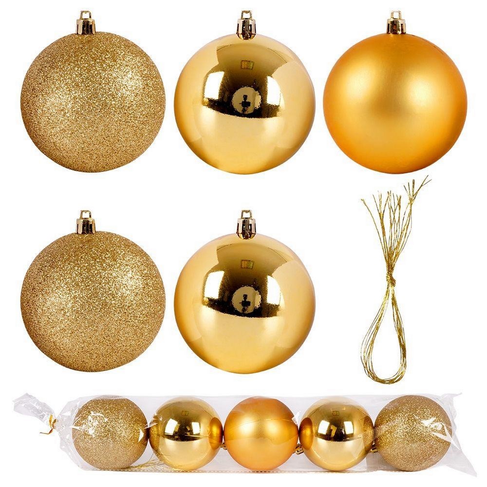 Koopman Xmas Ball 5X 80Mm Gold