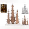 Koopman Trees 3Pcs With Led Lights 40Cm 2Ass