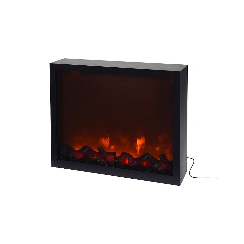 Koopman Lantern Fireplace Led Light 41X35Cm