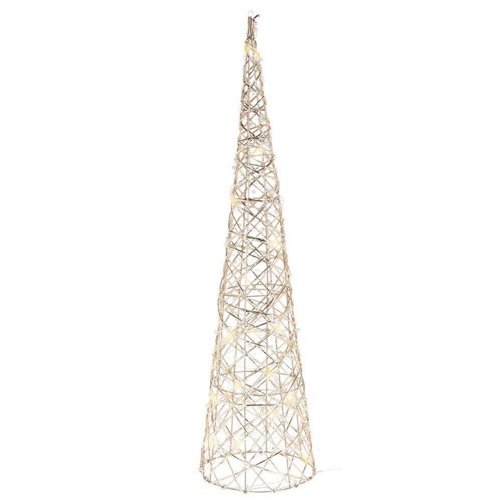 Koopman Cone 30Led Lights 60Cm Gold Pearl