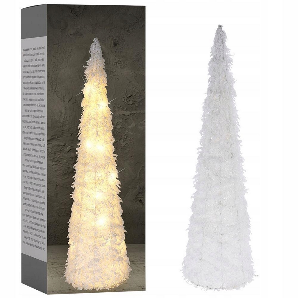 Koopman Cone 20 Led Lights 60Cm White Tınsel